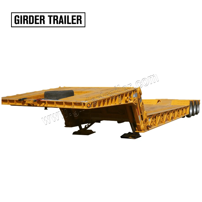 

Chinatrailers Discouple 3 axles lowbed folding neck hydraulic folding gooseneck lowboy semi trailer with front free for sale, According to customer requirement