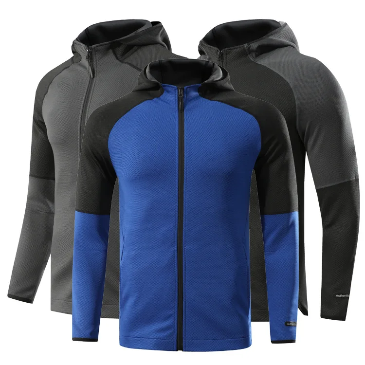 

Top quality sportswear jacket quick dry basketball jacket man hoodie