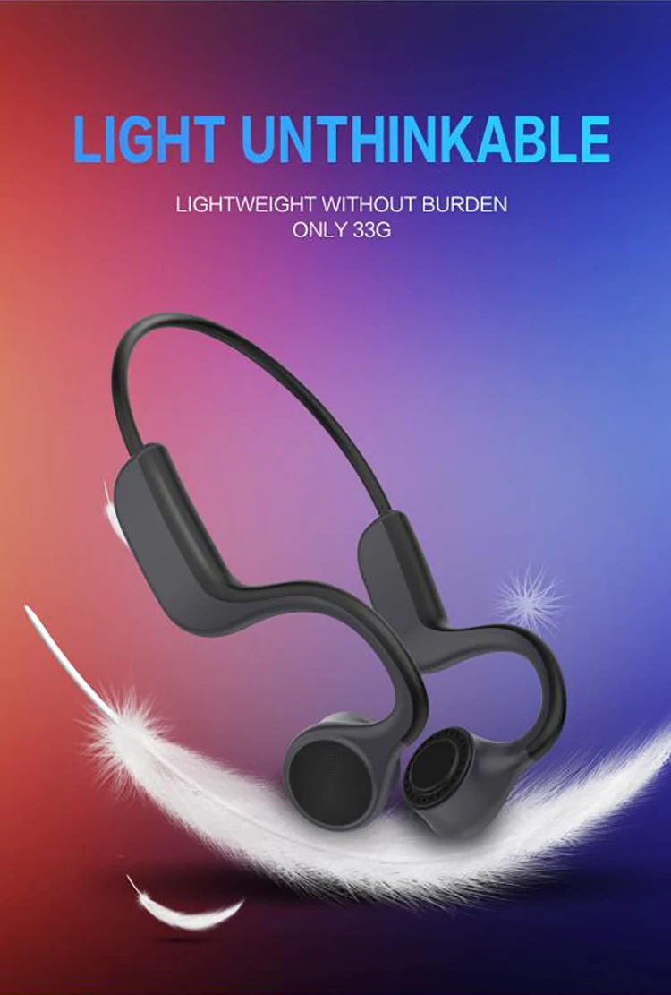 Outdoor Waterproof Sport Jogging Running Driving Cycling Bt 5.0 Wireless Bone Conduction Headphones - ANKUX.COM