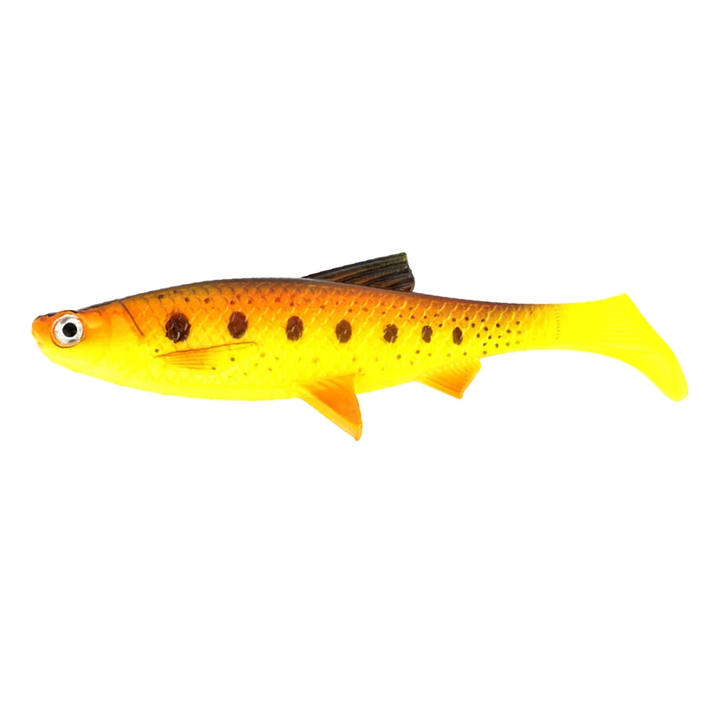 

Newbility Vivid Swimming Action 15cm 36.5g Paddle Tail Fishing Lures T-Shape Finish Soft Plastic Fish Bait, 5 colors