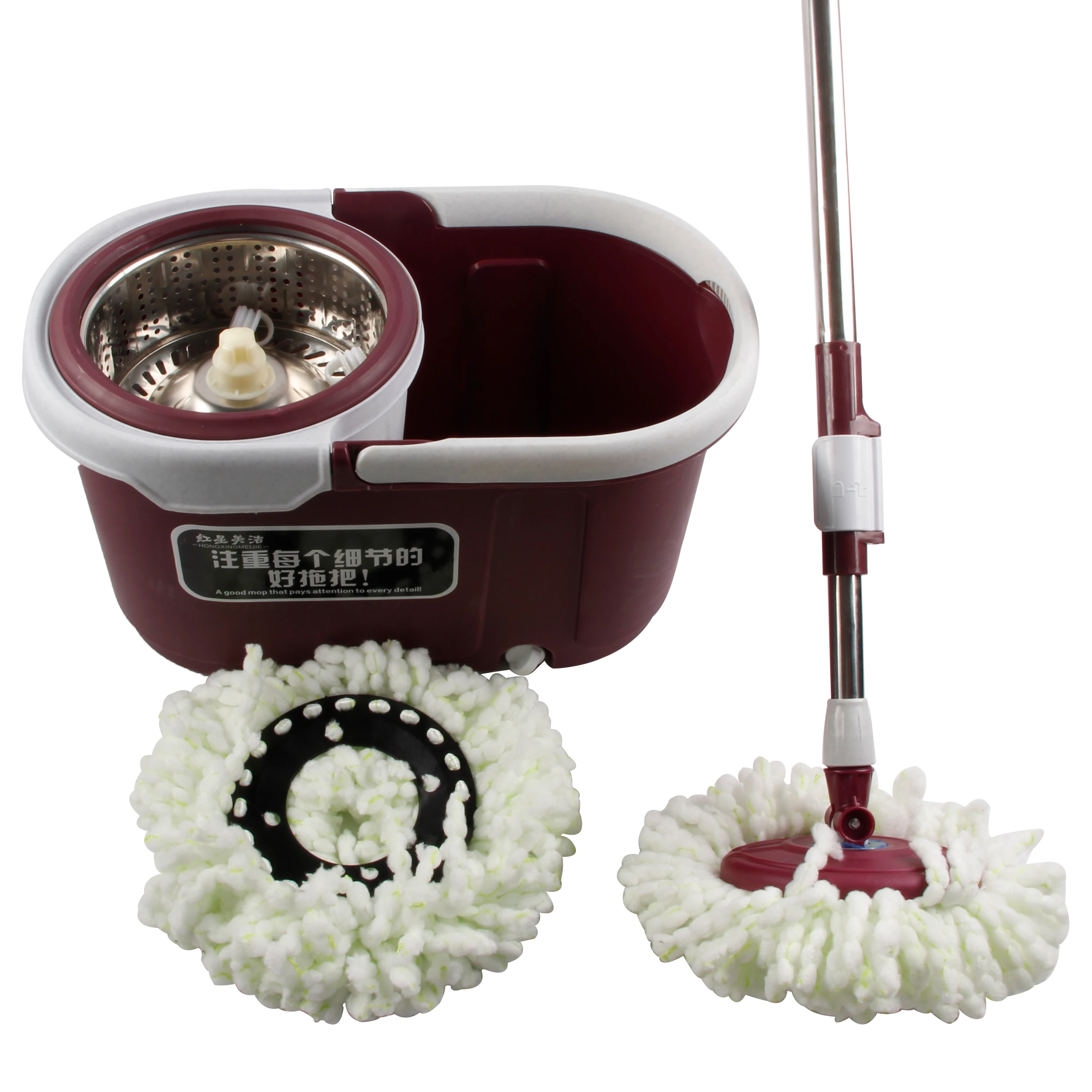 Home Portable Wooden Laminate Tile Wet Dry Durable Cleaning 360 Easy