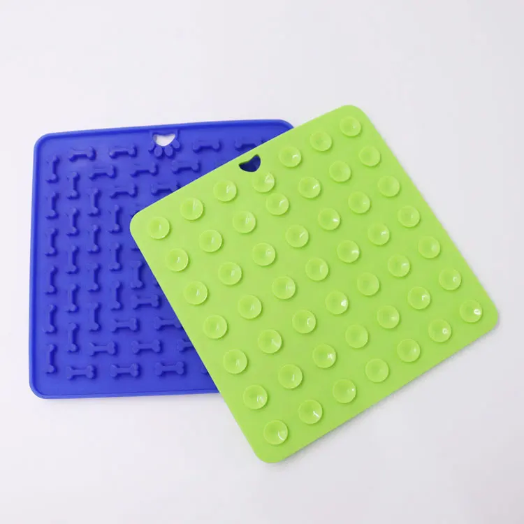 

High Quality Wholesale Pet Licking Pad for Dog Silicone Dog Bath Peanut Butter Slow Feeder Treat