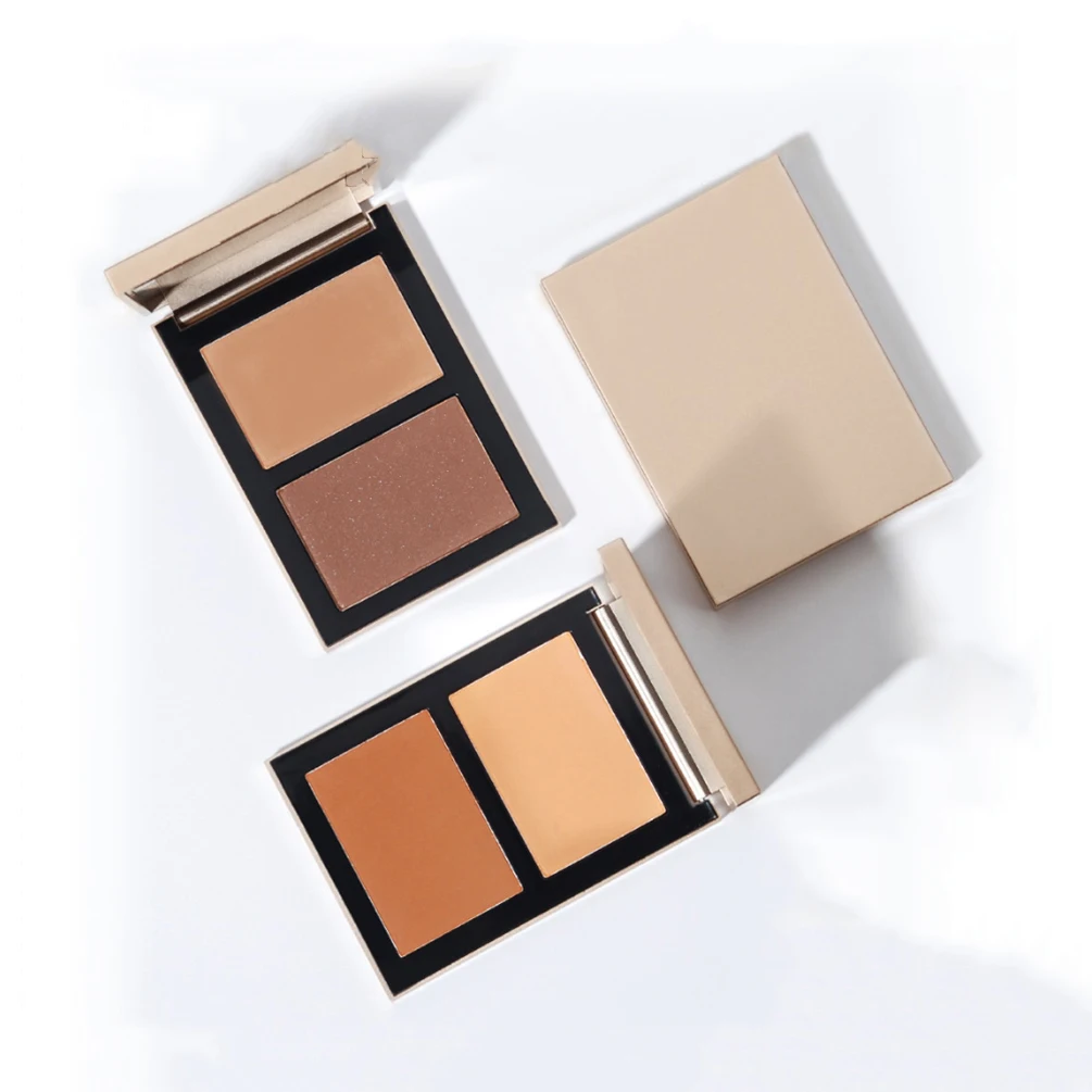 

Two-color Contouring Powder Private Label Customized Three-dimensional Face Makeup Without Logo Wholesale