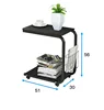 Million Population Wooden Stydying Bedside Tables with Wheels Legs