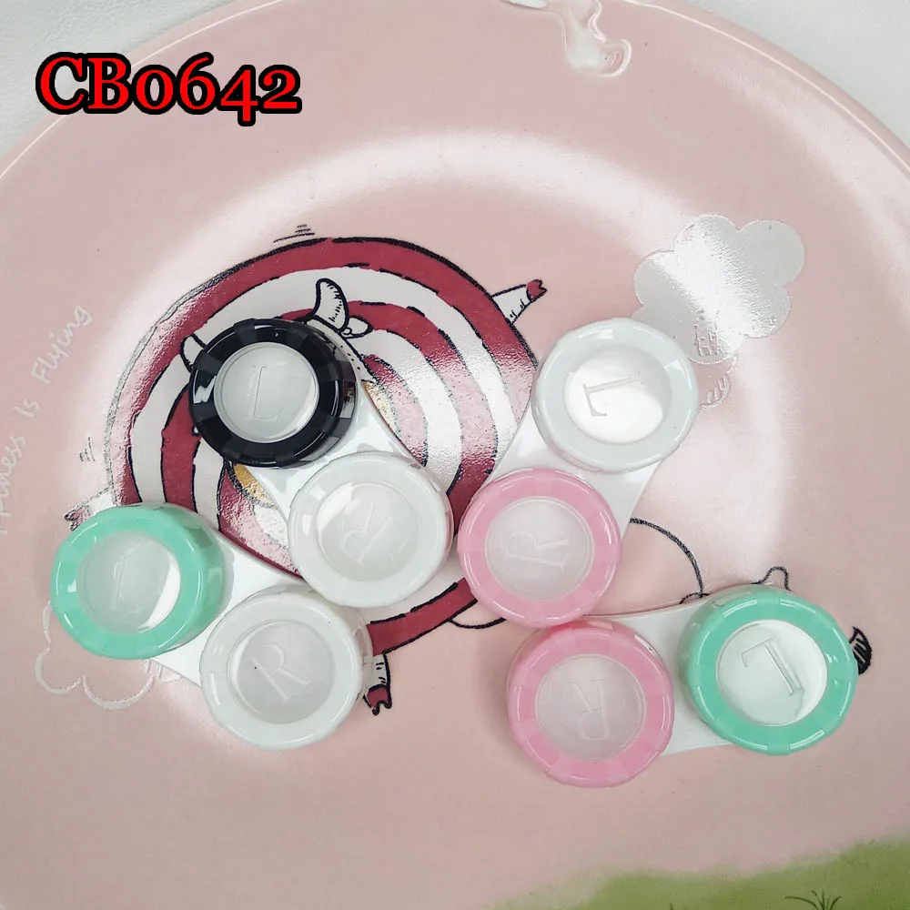 

cheap contact lens case sweet and colorful cute contact cases CB0642