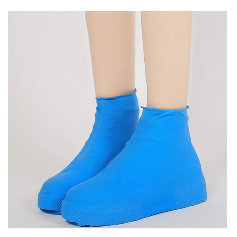 

Waterproof 1pair rubber shoe covers outdoor rain boots