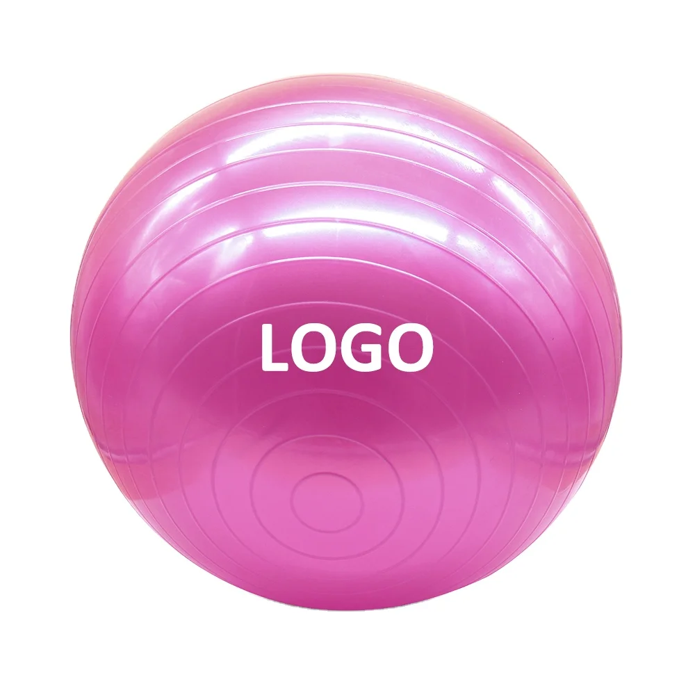 

55/65/75cm Custom Size Color Pvc Yoga Ball Fitness Balance For Pilates Workout, Customized color