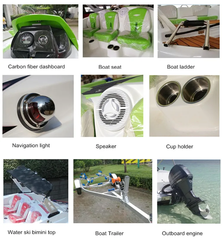 24 Person Mini Speed Boat With Outboard Engine Popular Sale In