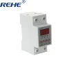 intelligent automatic self-reset over and under voltage protector over current protector with led digital voltage display
