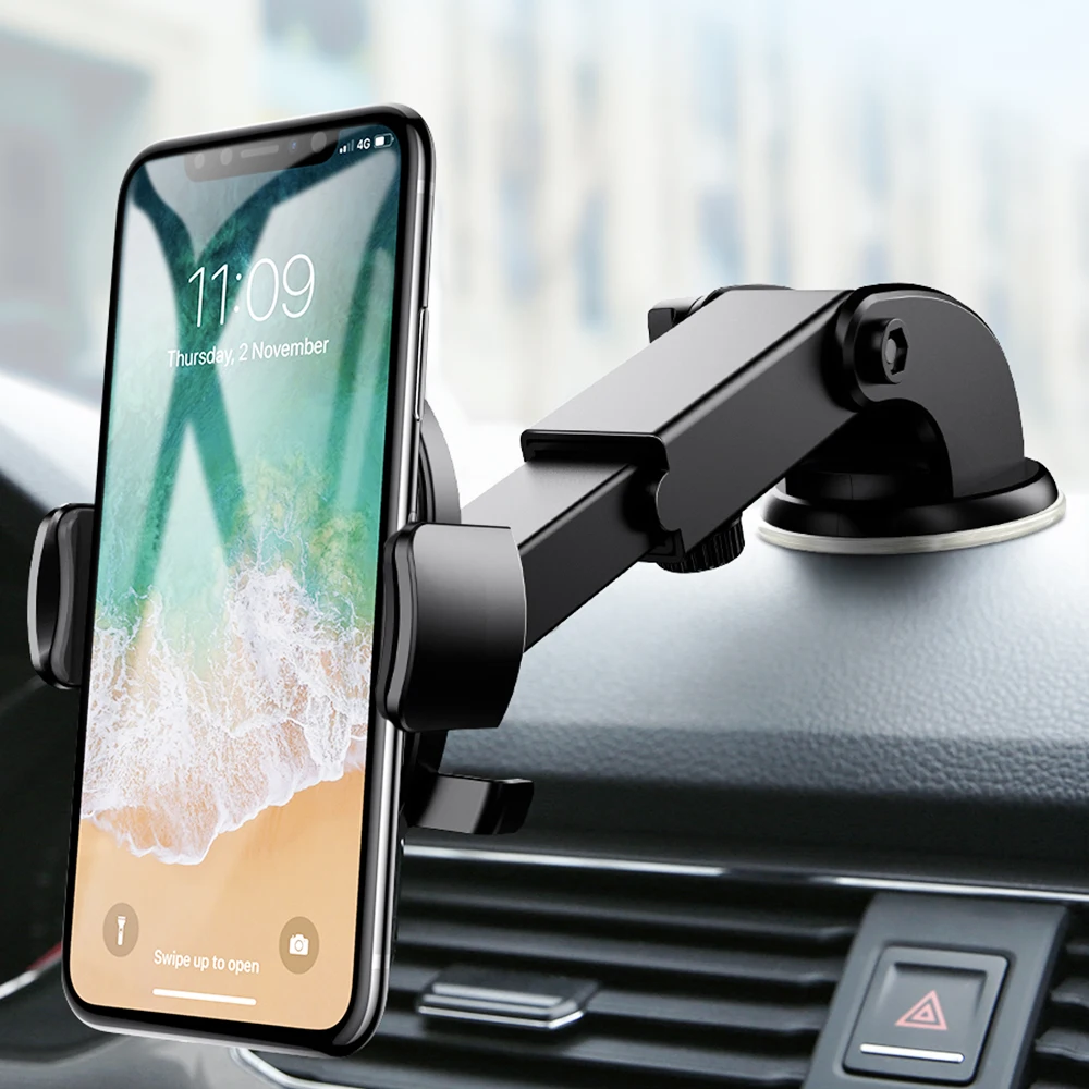 

Mobile Phone Accessories Universal Flexible Car Windshield Dashboard Mount Cellphone Holder Stand