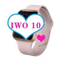 

IWO 10 GPS Wireless charging series 5 iwo10 i7 music sensor monitor heart rate for iphone android iwo10 smart watch