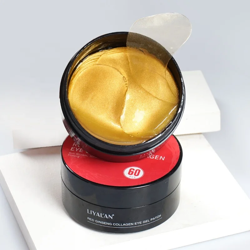 

Private label eye care collagen sheet sleeping eye mask gel 24k gold eye patch, 7 colors