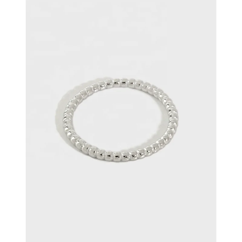 

Danyang sterling silver 925 jewellery Bead Platinum Rings for Women Rings Jewelry