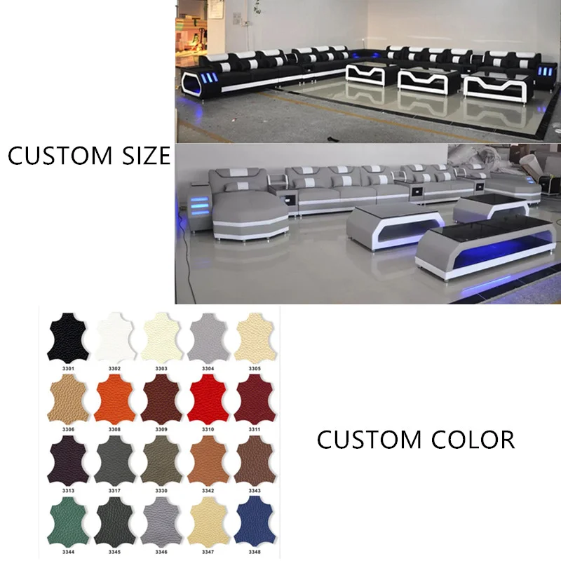 Luxury design living room sectional sofa set furniture couch