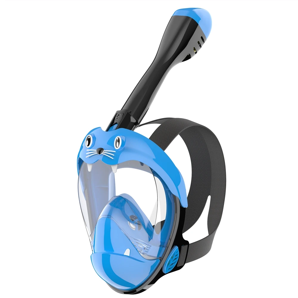 

Sea Lion Water Sports Toys Snorkeling Full-Face Dry Snorkel Kids Mask Diving Children Scuba Swim Mask