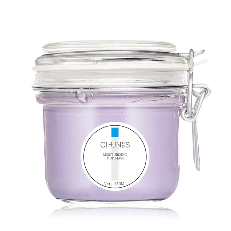 

Wholesales Korea Cosmetic Natural Fruit Anti-aging Professional Skin Face Blueberry Clay Mask, Purple