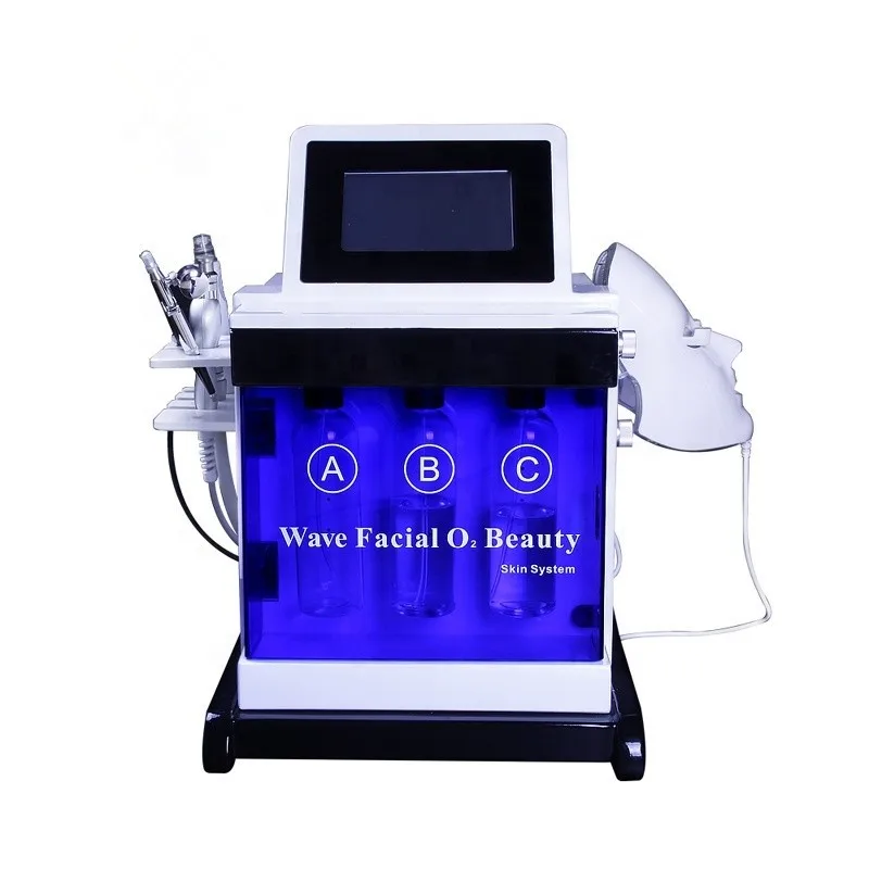 

newest 4 in1 Hydra water Dermabrasion with RF Bio-lifting Hydro Microdermabrasion Facial Cleansing Machine