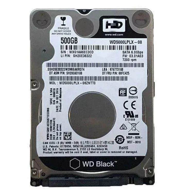 

Original laptops WD Black 512 HHD /1T HHD Hard Disk Drive Server HHD 120G SSD 250G SSD