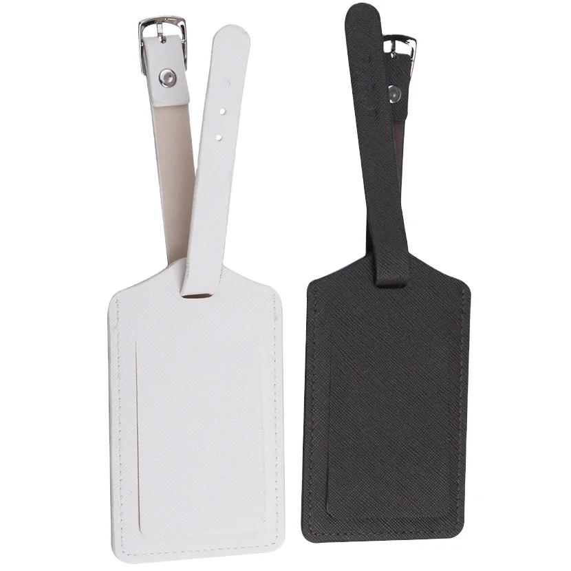 

Personalised PU Leather Luggage Tag Customized Luggage Tags with Strap, Customized color