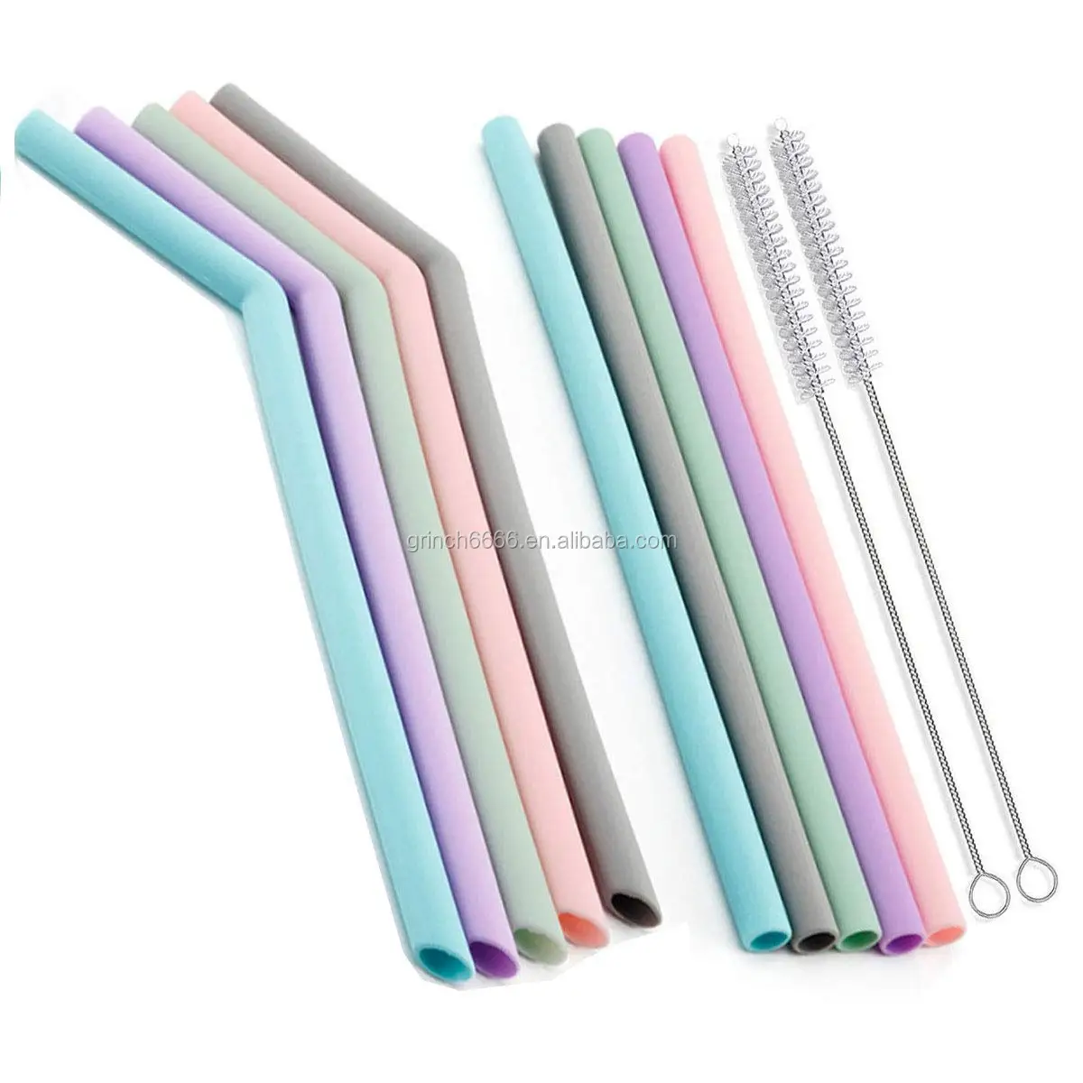 Long Straws Silicone Reusable Extra Long  Silicone Straws Bar Accessories  - 5 - Aliexpress