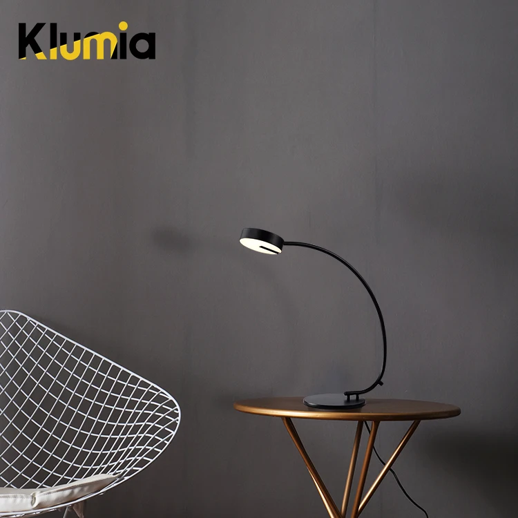 KLUMIA Manufacturer wholesale table lamp eye protection office rechargeable led desk lamp
