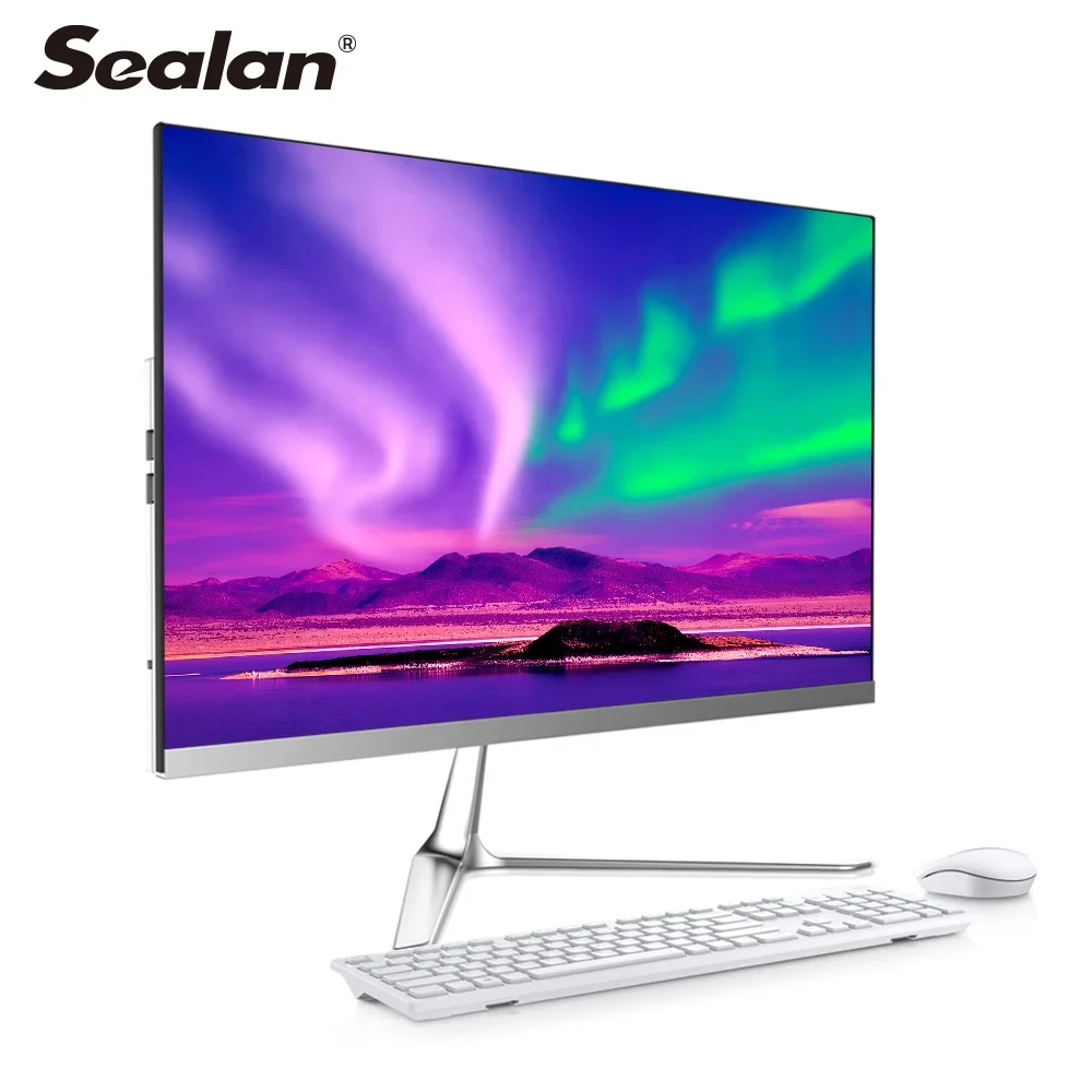 

Sealan 23.8 21.5inch aio core cpu i3 i5 i7 business monoblock computer all- in-one pc desktop OEM toch pc hardware computer