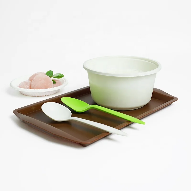 

New Arrival Disposable Biodegradable Small Mini Spoons For Wholesale