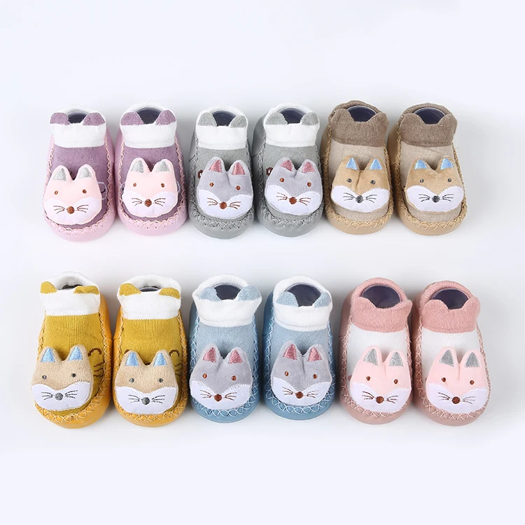 

Baby Socks 2020 NEW Wholesale Custom Infant Socks Cotton Plush Animal Toy Socks New Born Infant Products Foot Bell Casual Winter