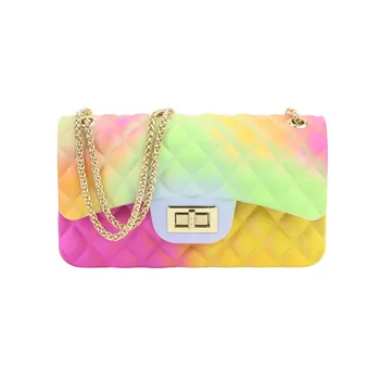 rainbow chain bag