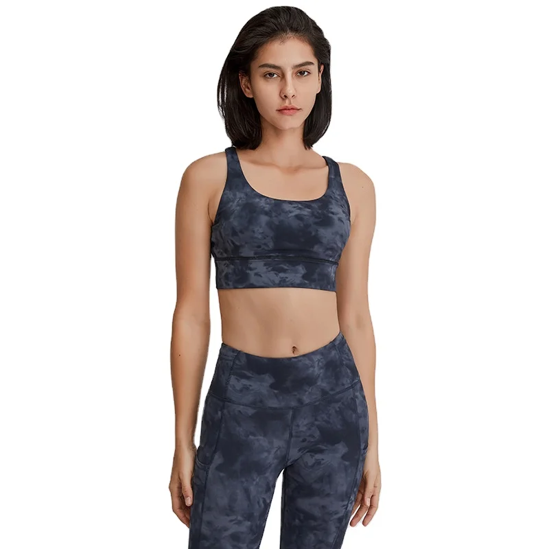 

Women Nylon Spandex Breathable Energy Exercise Yoga Workout Cami Sports Bra