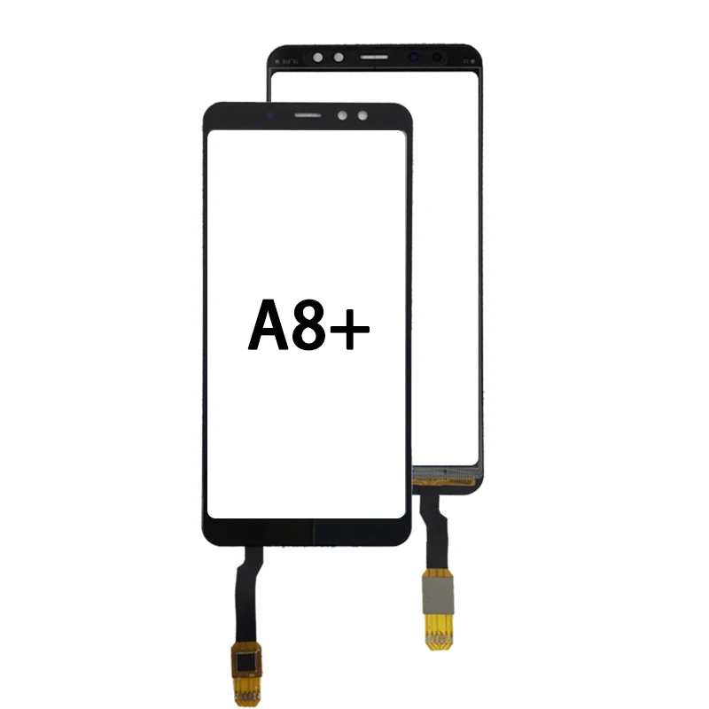 

Custom Original Mobile Touch Lens Digitizer A8 2018 For Samsung A8+ a730f, Black/gold