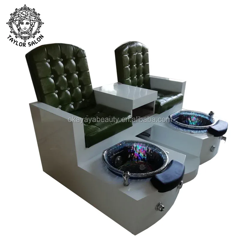 

Beauty salon equipment furniture foot bowl luxury massage pedicure chair spa with multi-function drawers