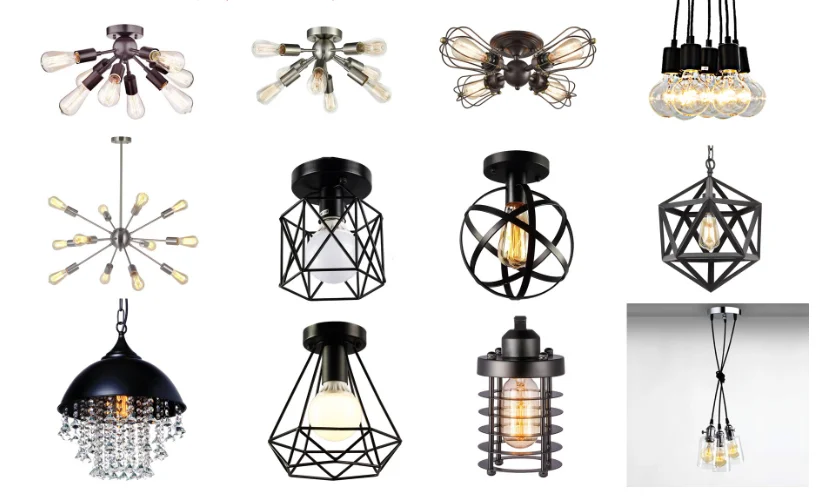 Amazon Hot Selling American Style Retro Wrought Iron Industrial Wall Lamp Creative Restaurant Cafe 2 Head LED Wall Lights