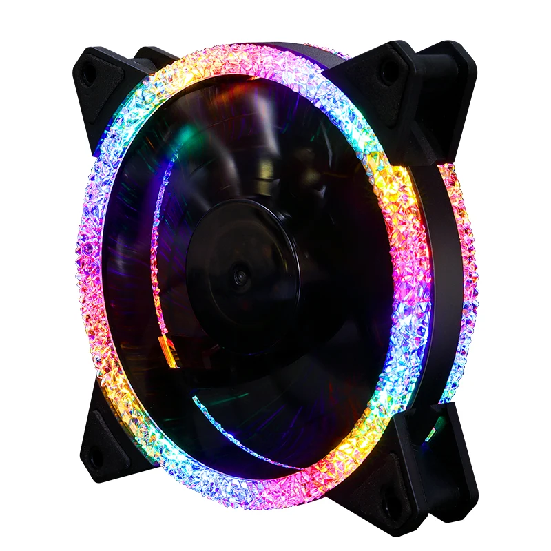 

Wholesale RGB LED fan deepcool cpu cooler 12v cooling fans 120mm 3pin&4pin for pc case, Rainbow,red,white,green,ice blue purple