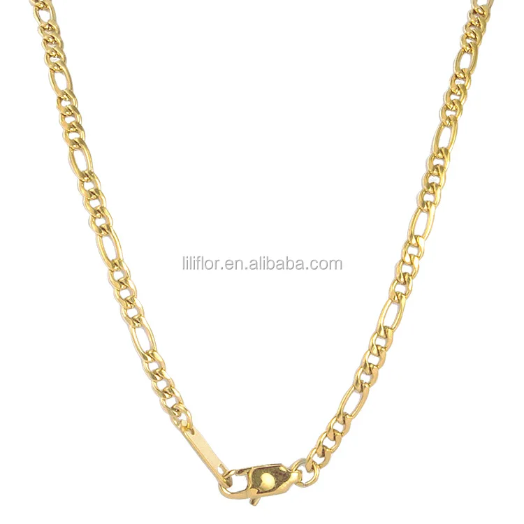 

High Quality Fashion Jewelry Gold Plated Stainless Steel Thin Chain Necklace P203067