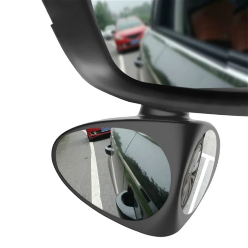 

Free Shipping 2 in 1 Car Blind Spot Mirror Reversing Parking Wide Angle Mirror 360 Rotation Adjustable Convex Rear View Mirror