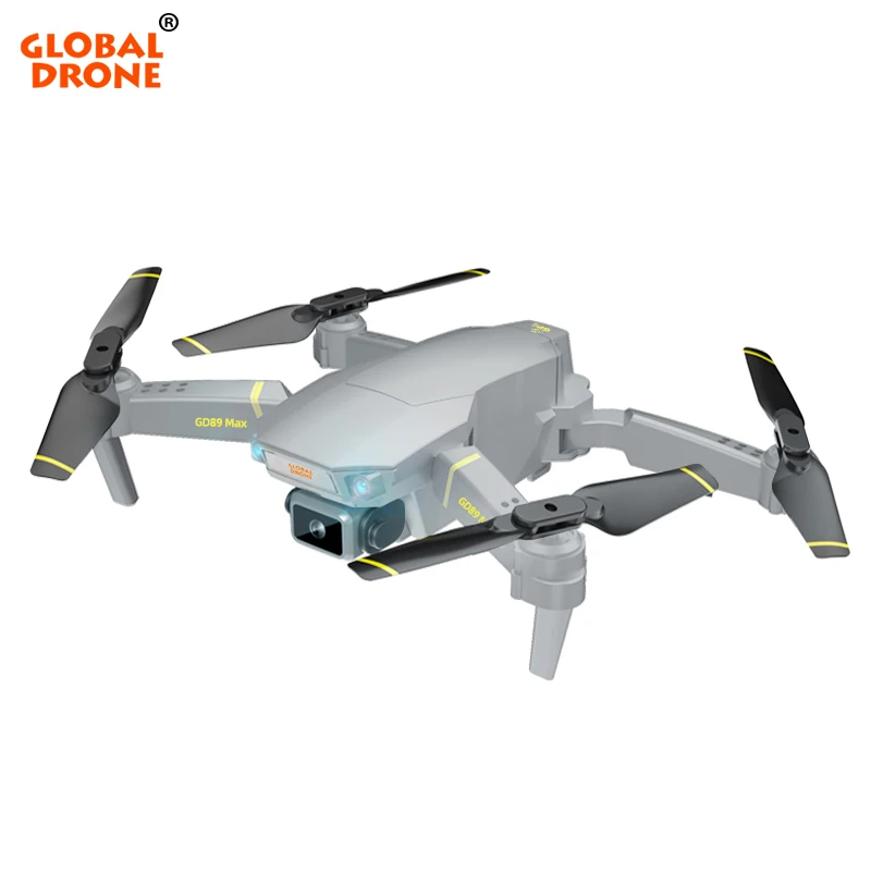 

Global Drone GD89 Max Helicopter 4K 6K Camera with GPS Device Remote Control Drone Professional Drones VS Mavic Air 2, Grey