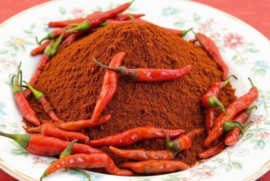 Spice rack featuring Chile California and Chile Guajillo