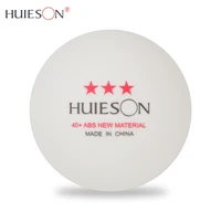 

HUIESON New Materials ABS 3 Star Custom Logo Printing Ping Pong Table Tennis Ball