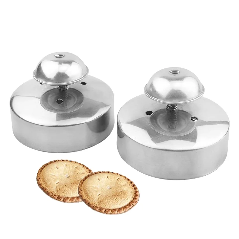

round stainless Steel mini slice breakfast mold bread maker sandwich cutter and sealer set for kids