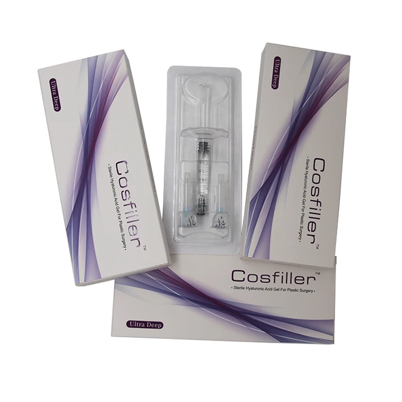 

2ml per tube ultra deep Hyaluronic acid filler Cheek fullness
