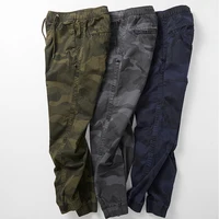 

SABIN wholesale high quality custom made boy's Tapered fit ankle banded men's cotton Casual Camouflage Jogger Twill Pants