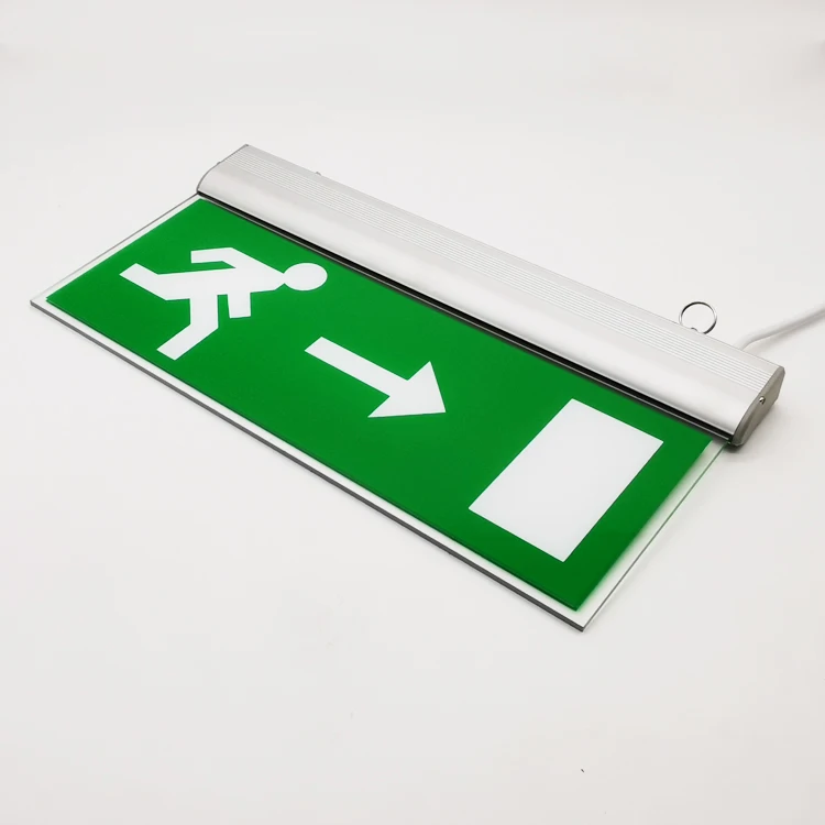 Ceiling Recessed Mounted light up exit signs