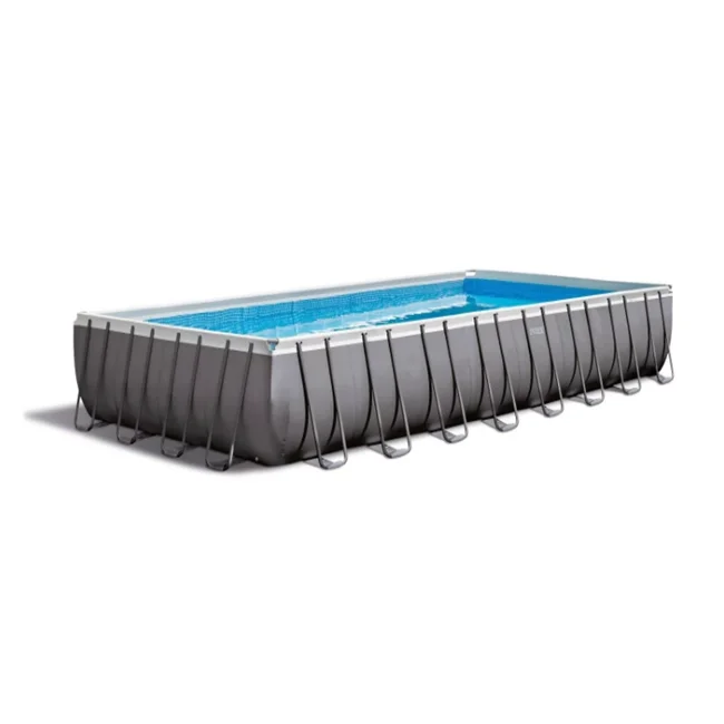 

Intex 26364 Outdoor above ground metal frame inflatable swimming pool, Picture