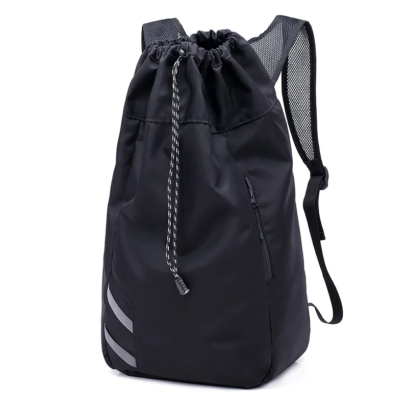 

Soccer Drawstring Mash Fitness Bucket Bag Outdoor Sports bag Basketball Backpack School Bags For Balls