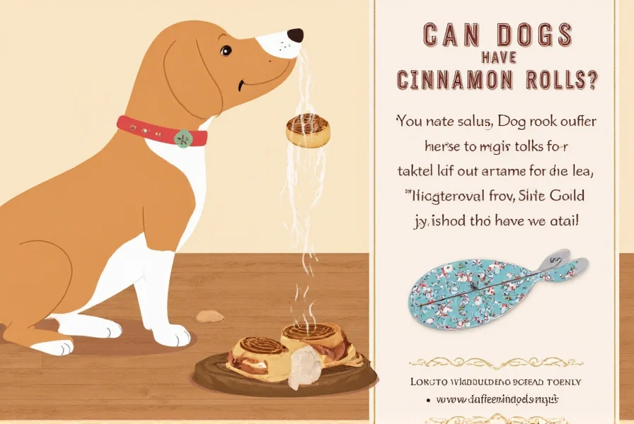 can dogs have cinnamon rolls