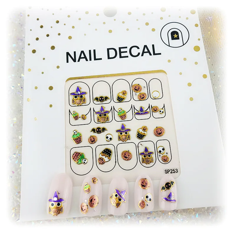 

Zhengxiang Wholesale Customized Nail Art Laser Foil Paper Colorful 3D Nail Transfer Sticker Nail Decal, Customers' requirements