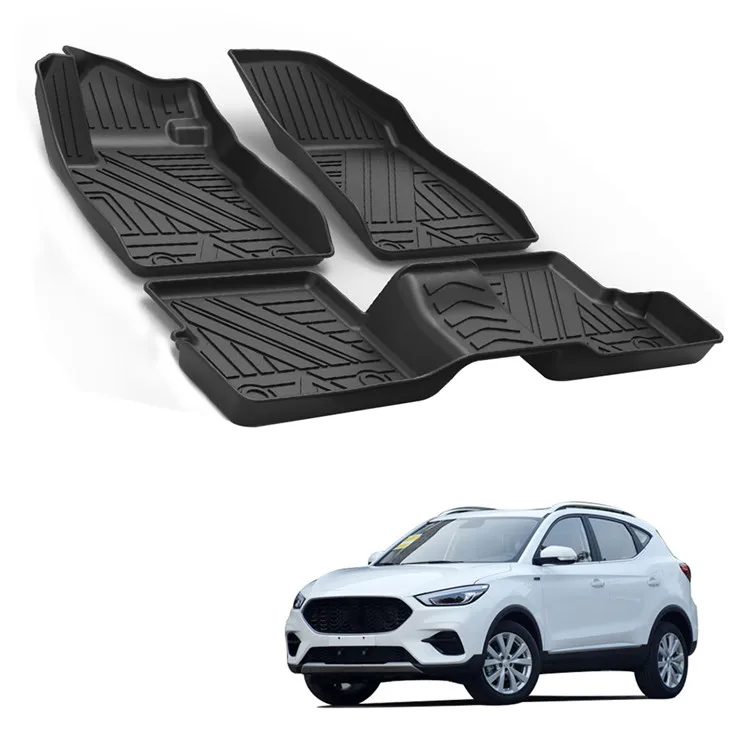 

Muchkey For MG ZS 2017 2018 2019 2020 Car Waterproof And Non slip Floor Mat Tpe Auto Parts Full Surround Foot Pad