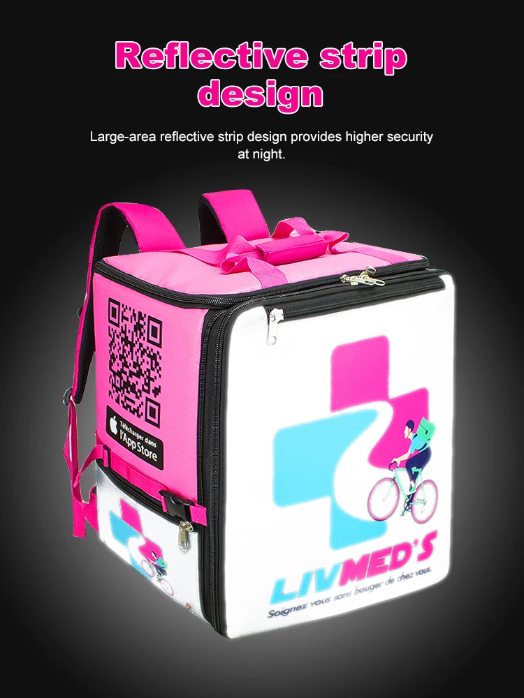 foldable food delivery bag