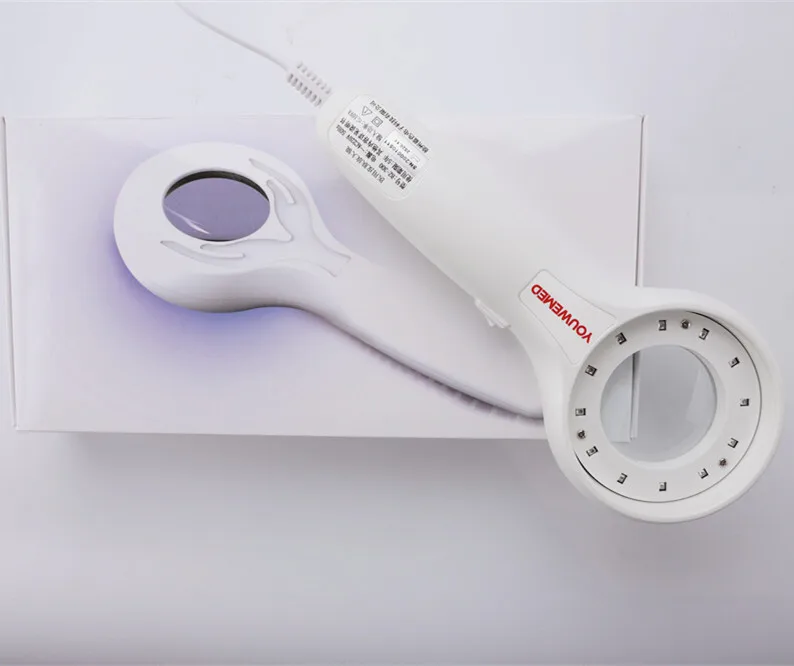 

Led Uv Light High Magnification Portable Glass Magnifying vitiligo skin analyzer Medical Magnifier